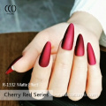 CCO Hot Sale Wholesale Christmas red nail gel 7.3 ml Soak Off Nail Polish Colors